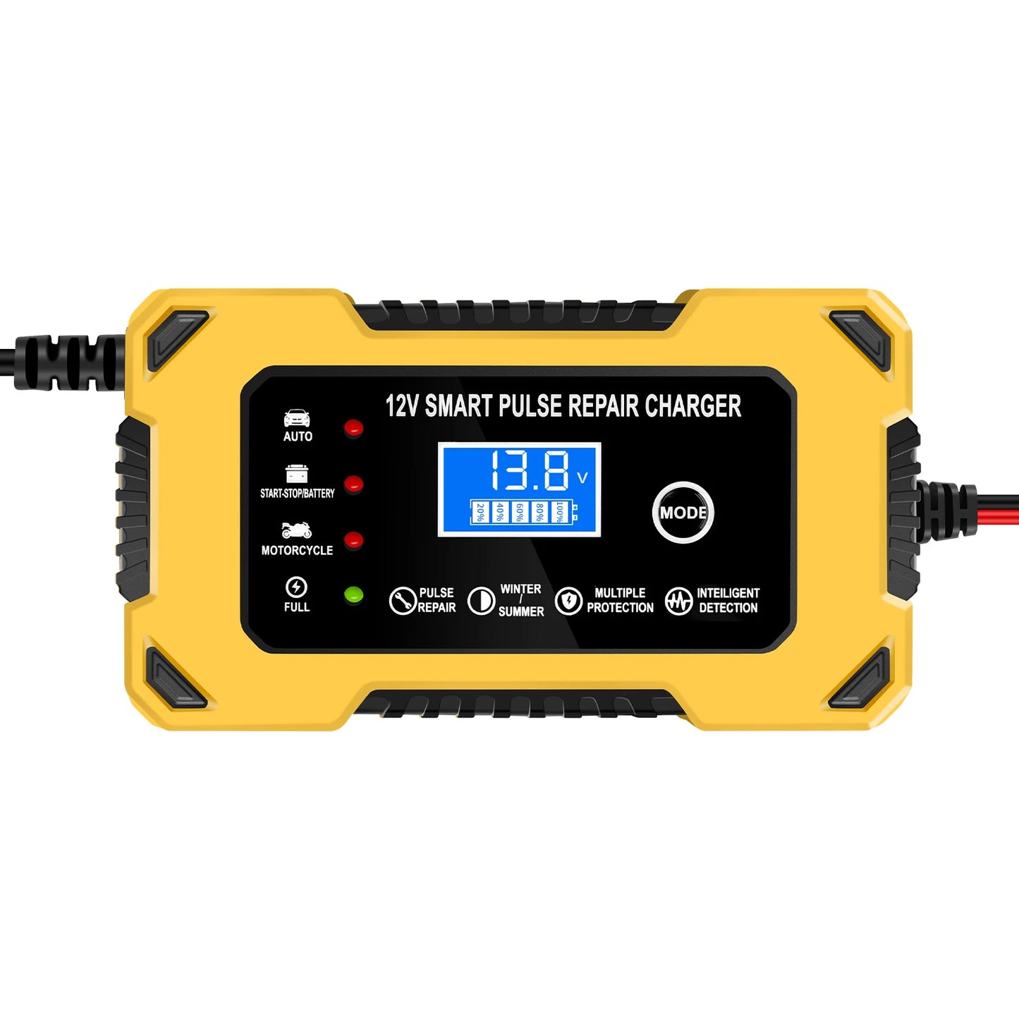 Chargeur de batterie de voiture, 12 V 6 A, intelligent et automatique,
