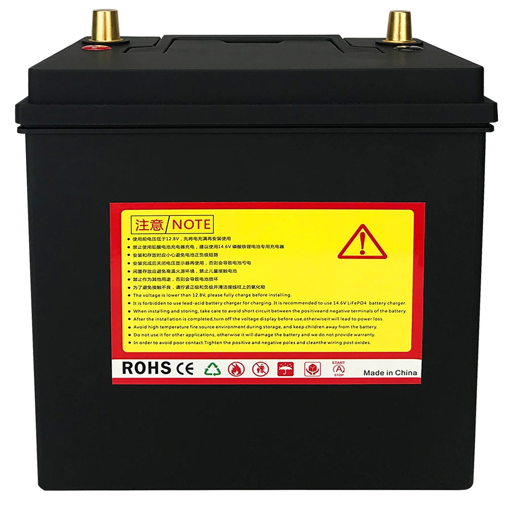 12V 20AH LiFePO4 Lithium Car Battery 680CCA 720CCA Starter Battery Built in 100A BMS for Car Audio and Automotive Replacement