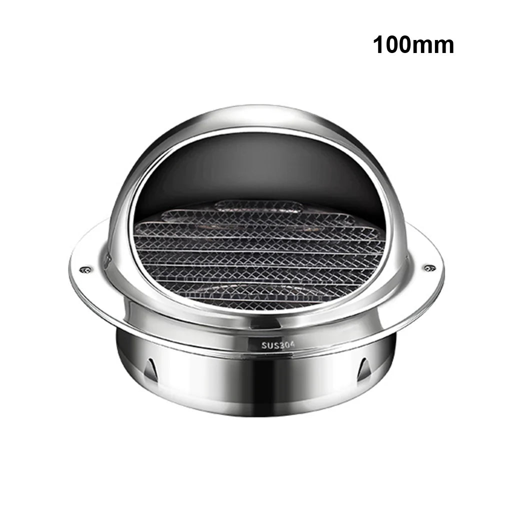 Extracteur externe à nez taureau rond acier inoxydable sortie Ventilation carburateur. - 100mm / CN