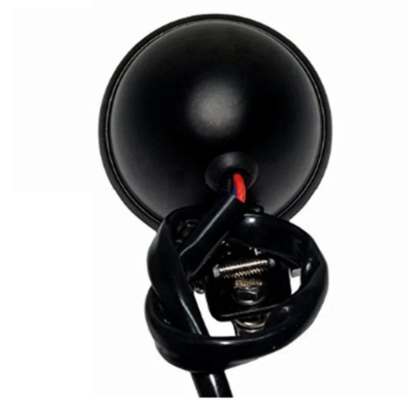 feux arrière moto réglables à LED rouges 12 V Chopper Bobber Style Cafe Racer. - Black red