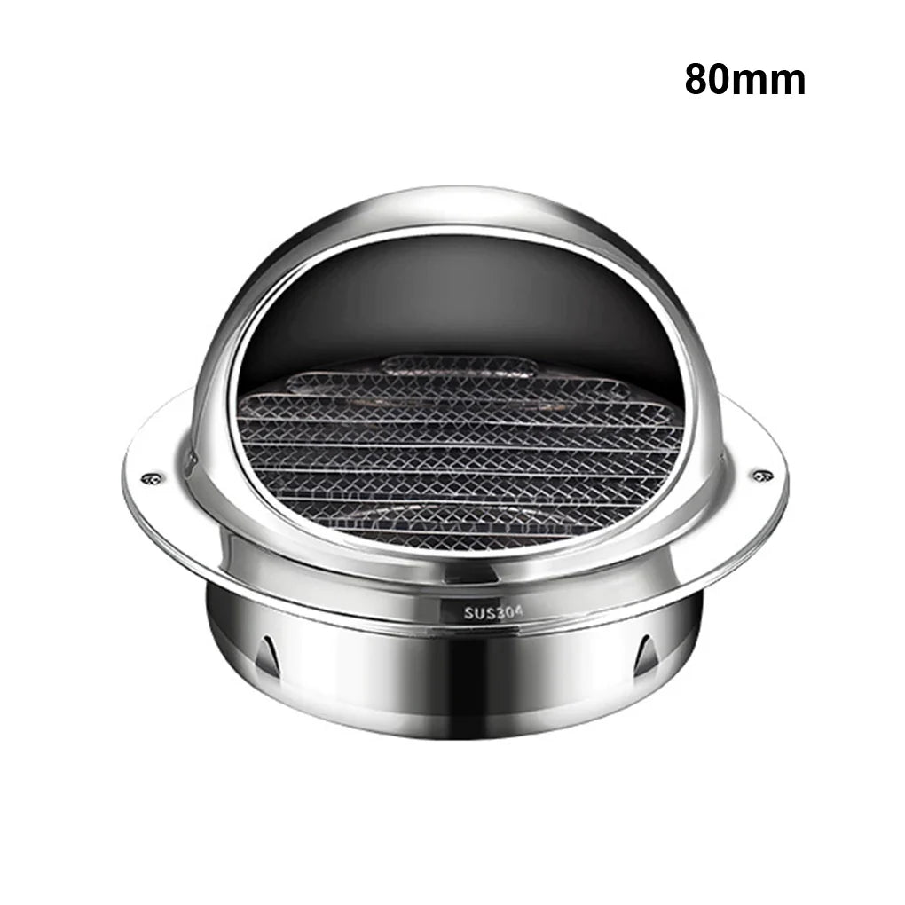 Extracteur externe à nez taureau rond acier inoxydable sortie Ventilation carburateur. - 80mm / CN