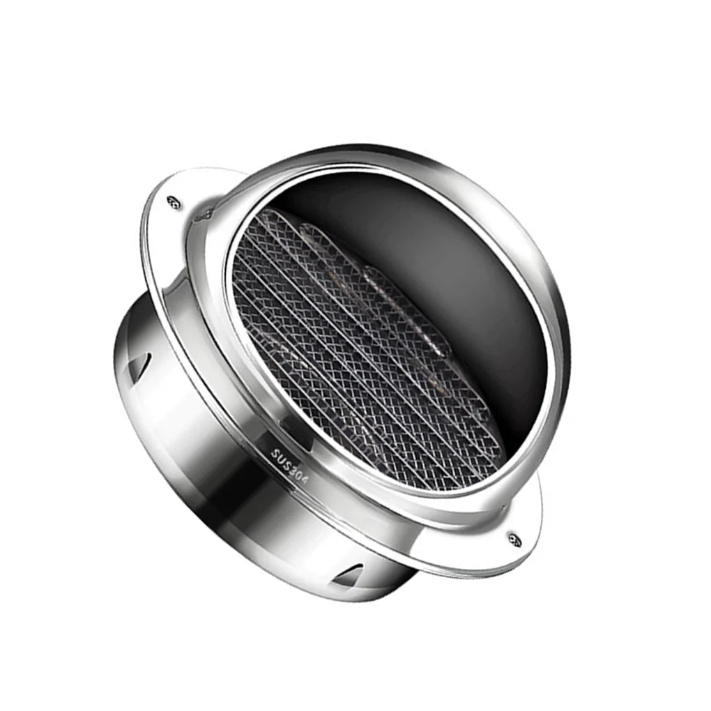 Extracteur externe à nez taureau rond acier inoxydable sortie Ventilation carburateur.