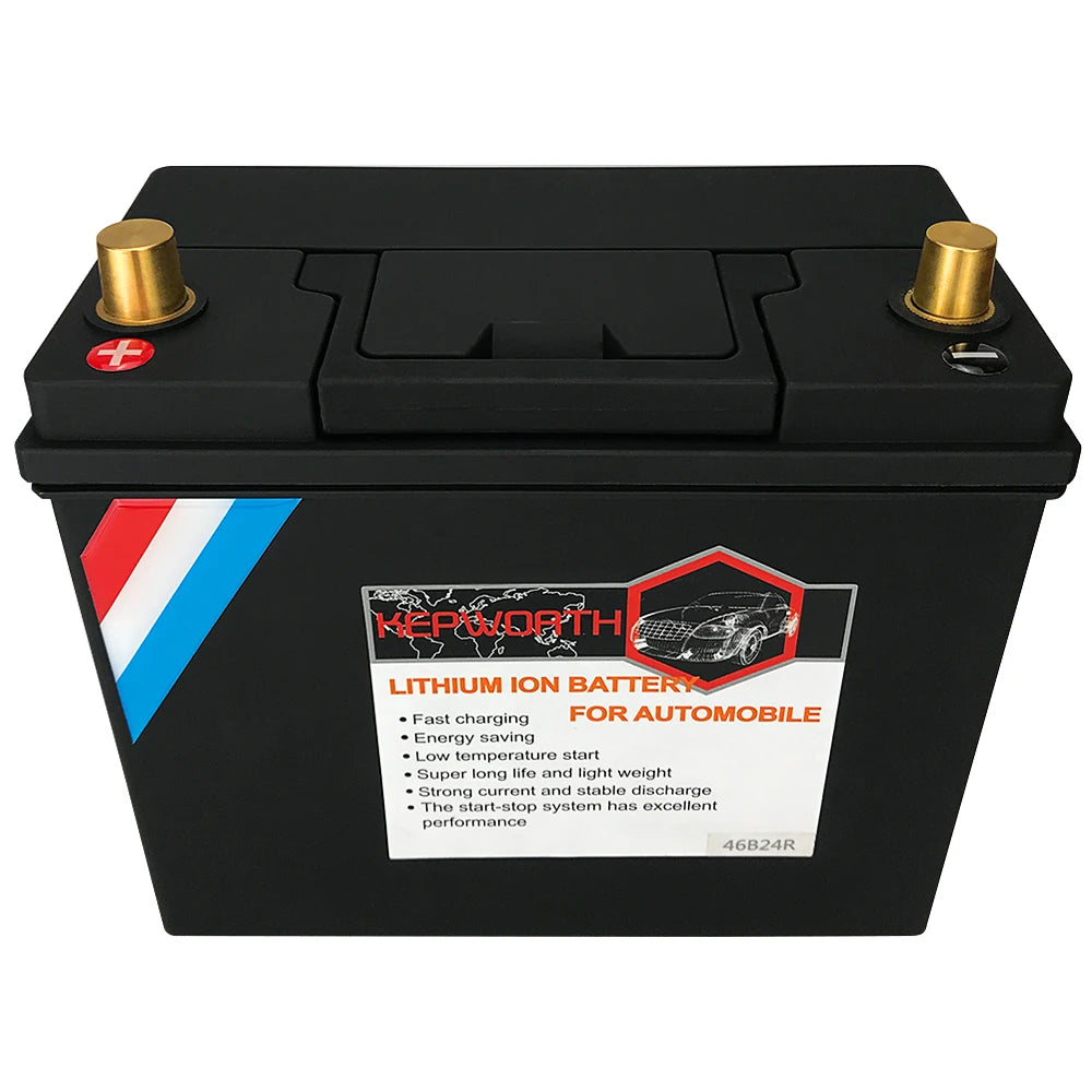 12V 20AH LiFePO4 Lithium Car Battery 680CCA 720CCA Starter Battery Built in 100A BMS for Car Audio and Automotive Replacement
