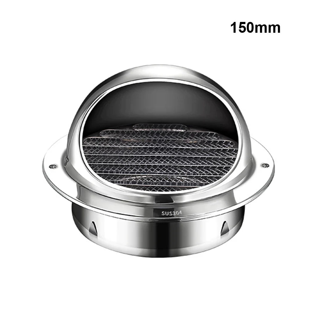 Extracteur externe à nez taureau rond acier inoxydable sortie Ventilation carburateur. - 150mm / CN