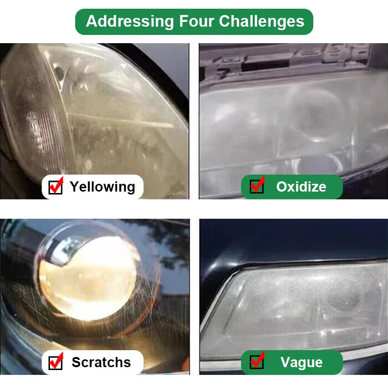 Kits polissage restauration phares voiture,