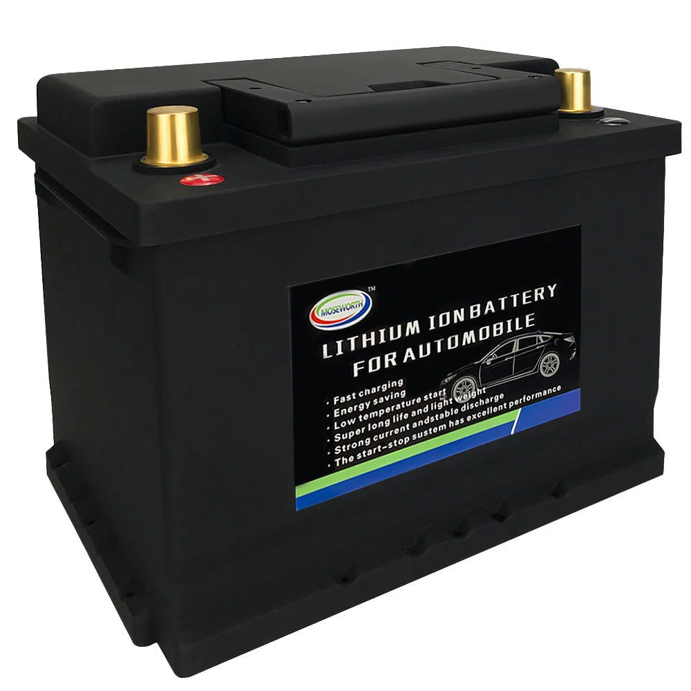 Batterie LifePO4 L2-400 12 V 50 Ah CCA1200 pour véhicules à moteur, tous types de véhicules, camping-cars, remorques solaires, bateaux, camping-cars, batterie au lithium