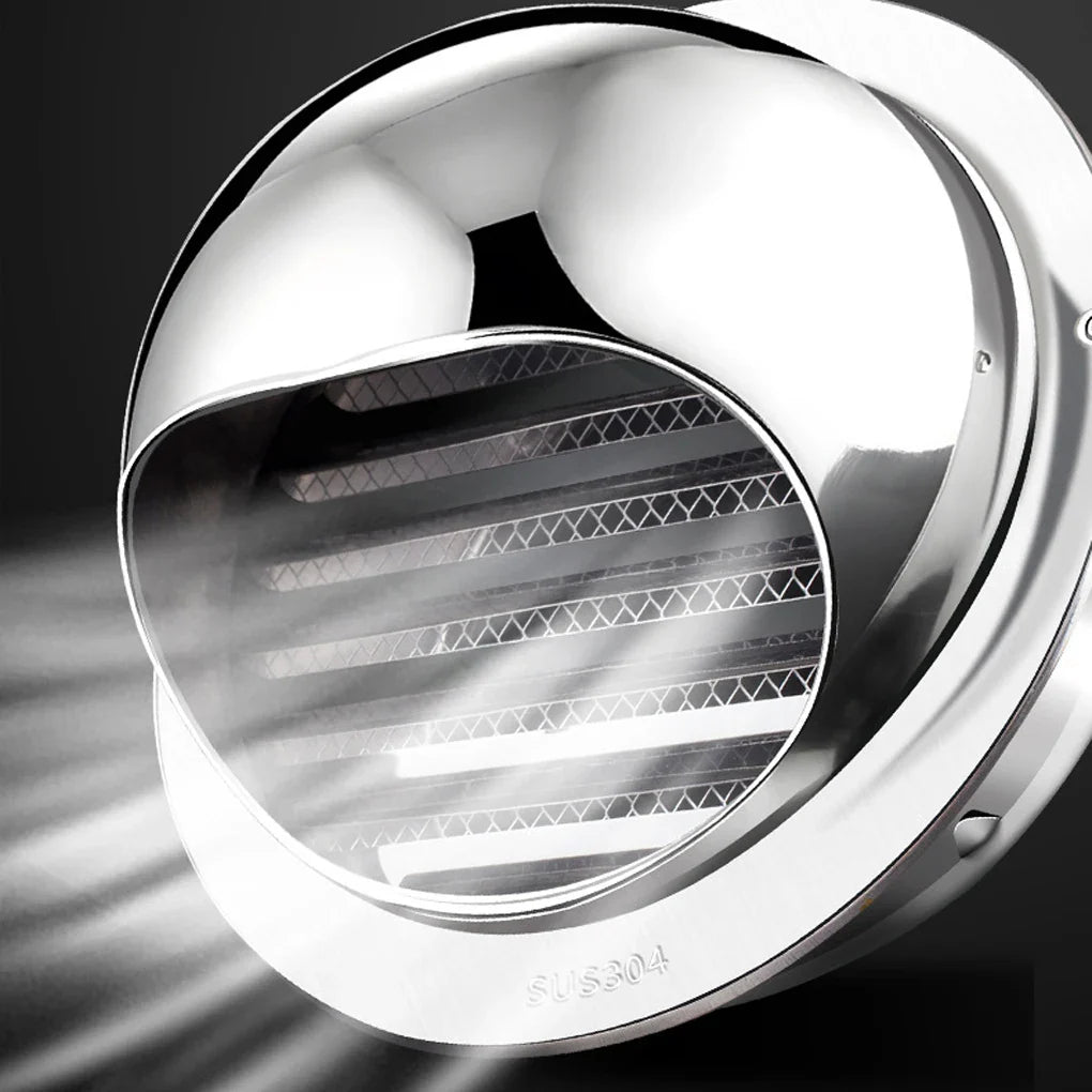 Extracteur externe à nez taureau rond acier inoxydable sortie Ventilation carburateur.