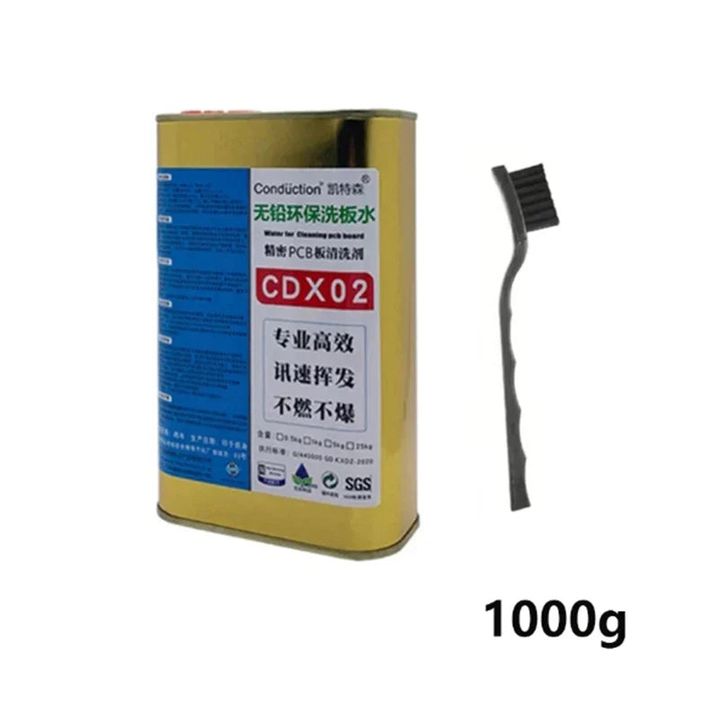 Eau lavage plomb Nettoyage écologique carte mère d’ordinateur Nettoyant circuit imprimé Nettoyant calculateur