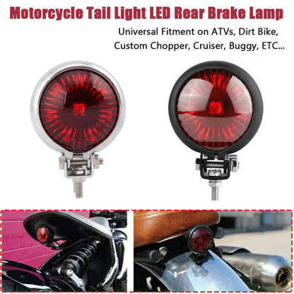 Feu arrière à LED moto feu stop feu arrière à LED Bobber Chopper Cafe Chrome