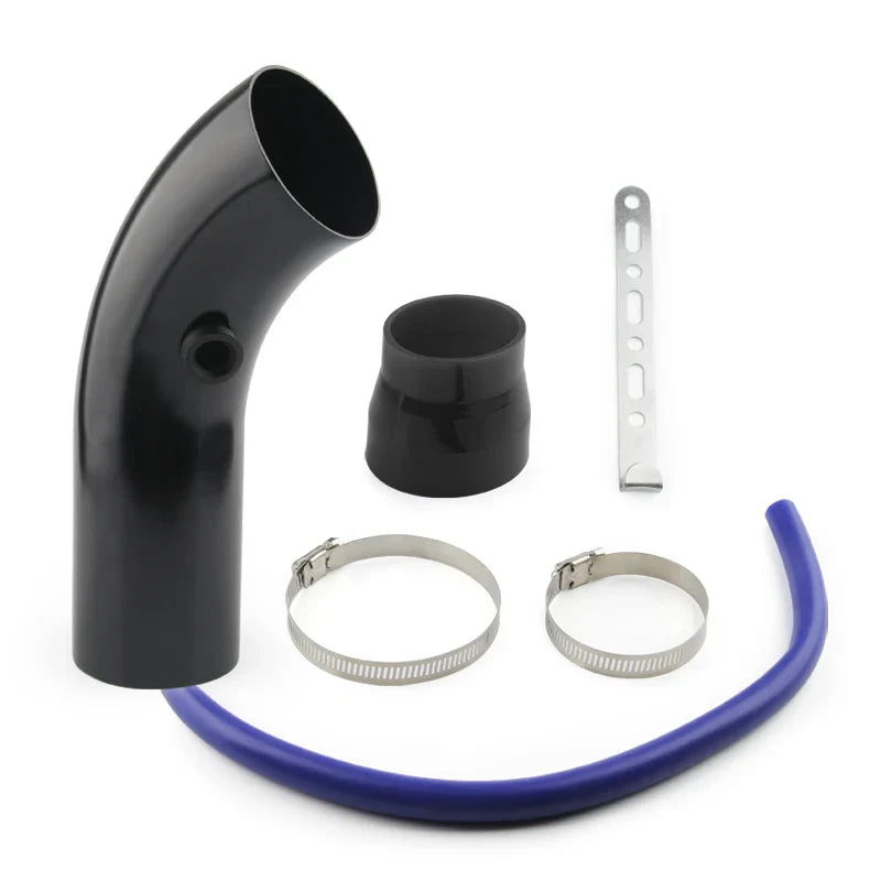 Tube d’admission d’air froid aluminium 3’’ 75 mm voiture,