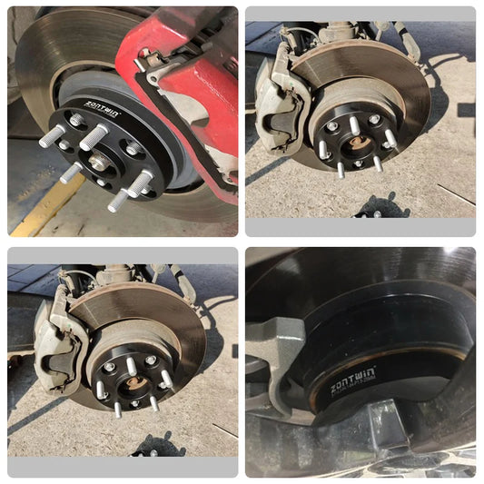 Entretoise de roue en aluminium, , PCD 5x114,3 CB 67,1 mm 20/25/30/35/40 mm, 5 écrous, compatible avec Dodge, Mazda, Hyundai, universel