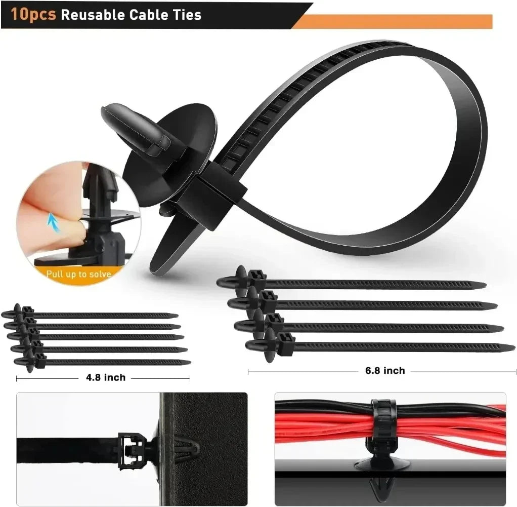 Kit clips fixation 800 pièces-100 pièces,