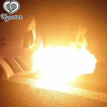 Kit lance-flammes d’échappement aluminium universel voitures motos.