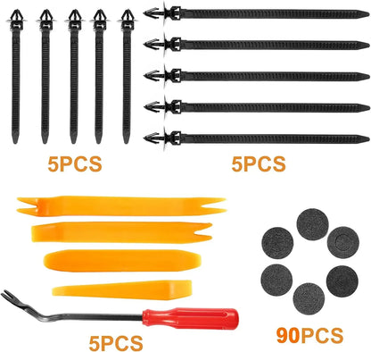 Kit clips fixation 800 pièces-100 pièces,