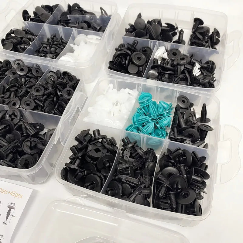 Kit clips fixation 800 pièces-100 pièces,