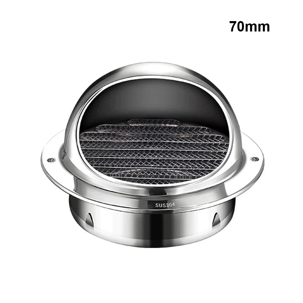 Extracteur externe à nez taureau rond acier inoxydable sortie Ventilation carburateur. - 70mm / CN