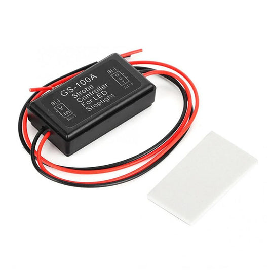 Contrôleur stroboscope flash GS-100A 12-16 V Module clignotant automatique moto. - Black Controller / CN