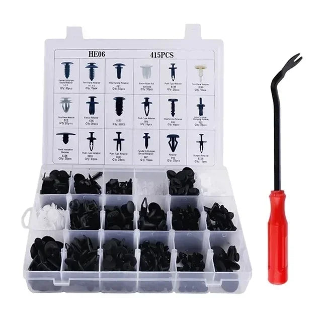 Kit clips fixation 800 pièces-100 pièces,