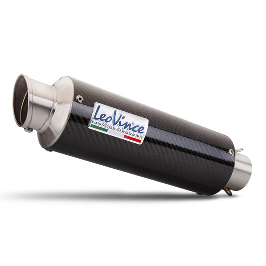 Silencieux d’échappement LEOVINCE 51mm Fiber carbone.